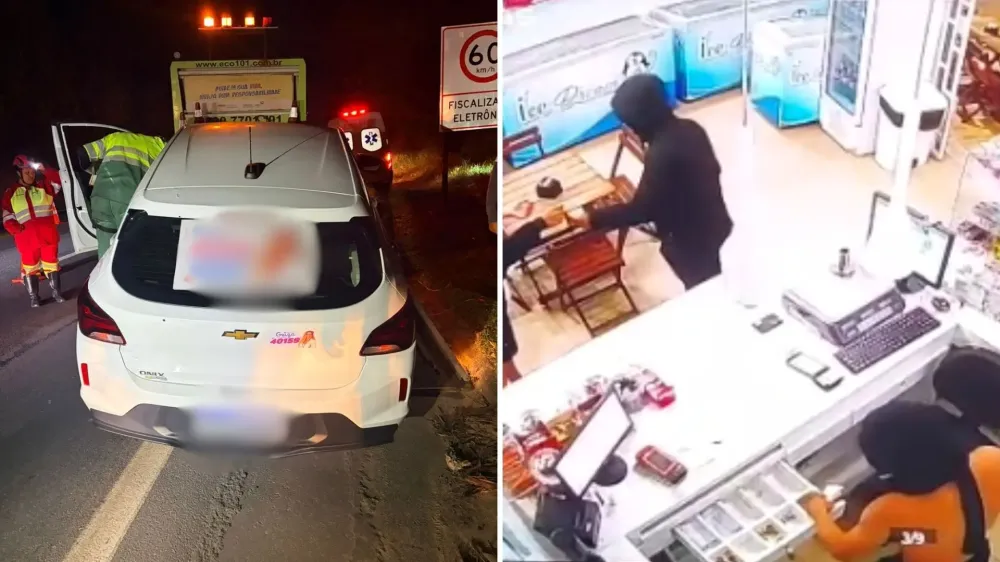 Sequência de assaltos termina com suspeito preso e outro baleado em Sooretama Crédito: Divulgação 